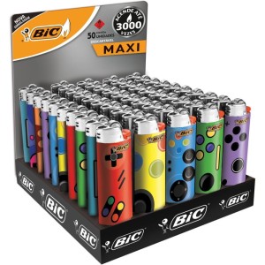 Isqueiro Descartavel Bic Maxi Basics Band.c/50 Unid-098155-58437