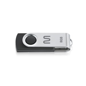 Pendrive Twist Preto 8gb-PD587