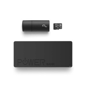 Power Bank 4000mah+pendrive+cartao De Memoria Cl10 16gb-MC220-51877