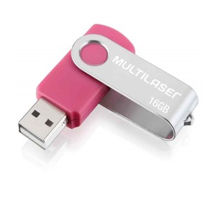 Pendrive Twist Rosa 16gb-PD688