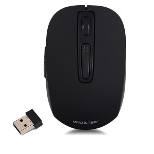 Mouse Sem Fio Ms2500 Usb 1600 Dpi Ajustavel Recarregavel-MO277-33124