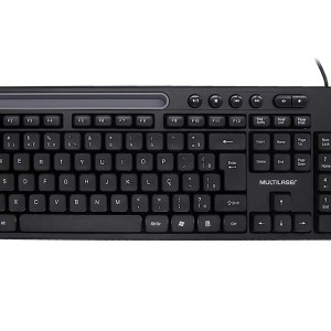 Teclado Com Fio Tm200 Usb Slim Com Slot 130cm Pt-TC262