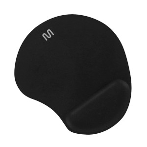 Mouse Pad Ergonômico Com Apoio Em Gel Grande Preto-AC024