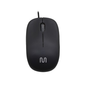 Mouse Com Fio Mf200 Usb 1200dpi 3bot Compacto 120cm Pt-MO255