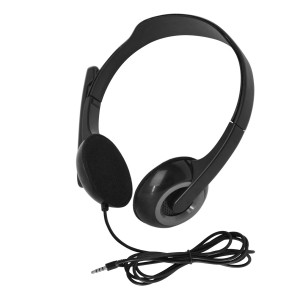 Headset Com Fio Hf200 P3 Potência 45mw Microfone Ajustavel-PH367