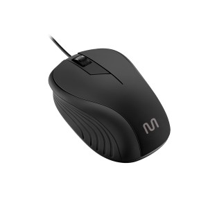 Mouse Com Fio Mf300 Usb 1200dpi 3bot Ergonomico 130cm Pt-MO222