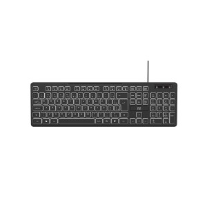 Teclado Com Fio Tm700 Usb Iluminacao Led Slim 170cm Pt-TC268