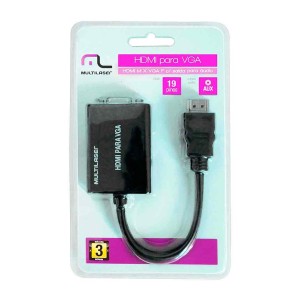 Conversor Adaptador Hdmi Para Vga Com Audio Full Hd-WI293-52301