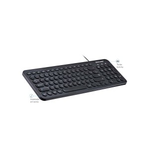 Teclado Com Fio Usb Slim Compacto Silencioso 130cm Pt-TC234