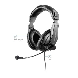 Headset Giant Conexão Usb Cabo De 190cm Cancelamento De Ruído-PH245