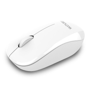 Mouse Sem Fio Slide Conexão Usb 1200dpi 3 Botões C/ Pilha Inclusa Branco-MO310-11620