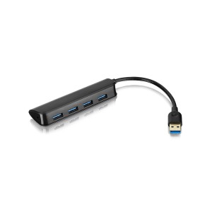 Hub Usb 3.0 4 Portas Com Chave On/off Preto-AC289