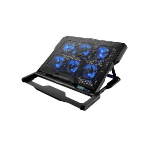 Base Cooler Para Notebook Com 6 Ventiladores E 5 Níveis De Altura-AC282-87154