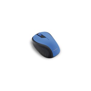 Mouse Sem Fio Wave Conexão Usb 1200dpi 3 Botões Ergonômico Azul-MO215-58593