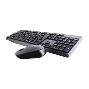 Kit Combo Teclado E Mouse Sem Fio Concavo Multimídia Conexão Usb 1600dpi-TC245-20907