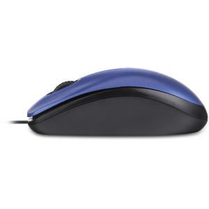 Mouse Com Fio Mf400 Usb 1200dpi 3bot Slim Silencioso 180cm Azul-MO388-31139