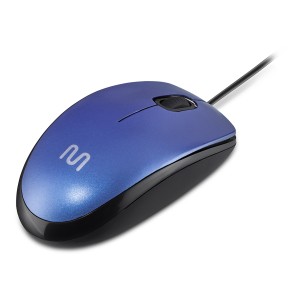 Mouse Com Fio Mf400 Usb 1200dpi 3bot Slim Silencioso 180cm Azul-MO388-42511