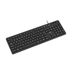 Kit Combo Teclado E Mouse Com Fio Cf300 Teclas Silenciosas Preto-TC310-31439