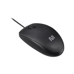 Kit Combo Teclado E Mouse Com Fio Cf300 Teclas Silenciosas Preto-TC310-56983