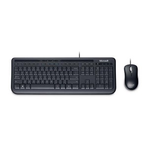 Microsoft Teclado E Mouse Com Fio Desktop 600 Usb Preto Bulk-3J200006