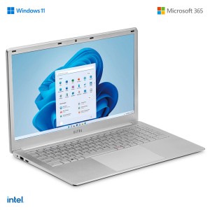 Notebook Ultra Multi 15.6 Pol Celeron 4gb Ssd Windows 11 Prata-UB220-52908