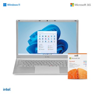 Notebook Ultra Multi 15.6 Pol Celeron 4gb Ssd Windows 11 Prata-UB220