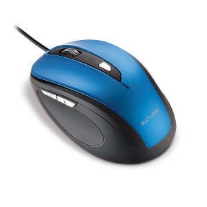 Mouse Com Fio Comfort Conexão Usb 1600dpi Ajustável 6 Botões-MO244