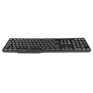 Kit Combo Teclado E Mouse Com Fio Cf100 Design Slim Conexão Ps2 1200dpi Preto-TC303-52432