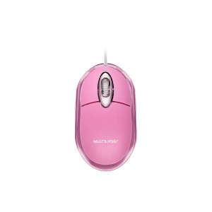 Mouse Classic Box Optico Rosa Usb-MO181