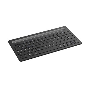 Teclado Sem Fio Bt+2.4ghz Com Apoio Para Smartphones-RA040-36473