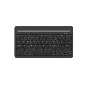 Teclado Sem Fio Bt+2.4ghz Com Apoio Para Smartphones-RA040