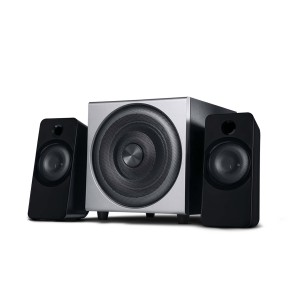 Caixas De Som 2.1 Subwoofer 30w Rms Bivolt Controle Graves Prata-SP262-80786