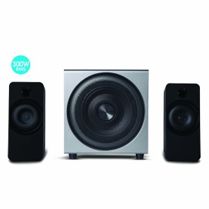 Caixas De Som 2.1 Subwoofer 30w Rms Bivolt Controle Graves Prata-SP262