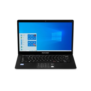 Notebook Legacy Book Celeron 4gb/64gb/win10/preto-PC250