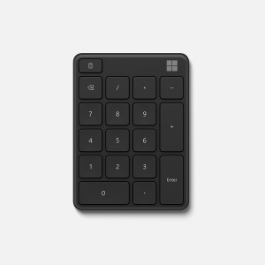 Teclado Númerico Sem Fio Bluetooth Preto Microsoft - 23o-00014-23O00014-18643