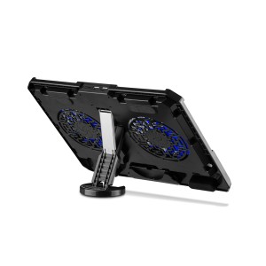 Base Cooler Para Notebook Com 2 Ventiladores E 9 Niveis De Altura-AC382-75697