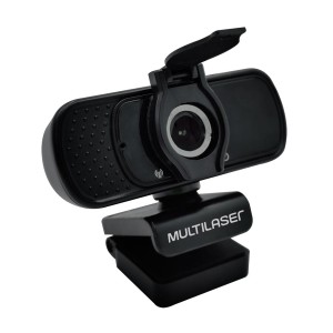 Webcam Full Hd 1080p 30fps C/ Tripe Cancelamento De Ruído Microfone Conexão Usb Preto-WC055-37842