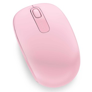 Mouse Sem Fio Mobile 1850 Microsoft Ambidestro Usb Rosa Claro-U7Z00028-45311