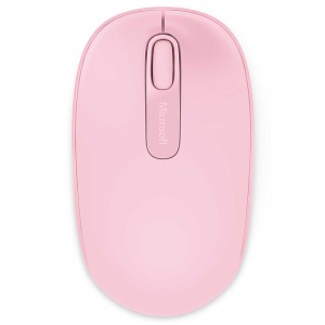 Mouse Sem Fio Mobile 1850 Microsoft Ambidestro Usb Rosa Claro-U7Z00028