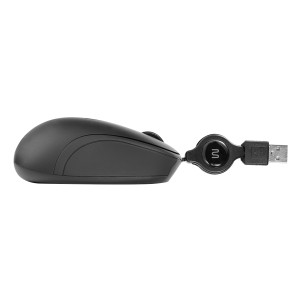 Mouse Com Fio Mr100 Usb 1200dpi 3bot Ergonomico 75cm Retratil Pt-MO231-22751