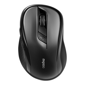 Mouse Sem Fio M500 2.4ghz + Bt Conecta Até 3 Dispositivos Preto-RA013