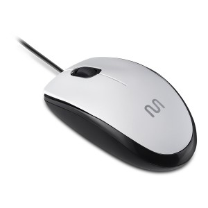 Mouse Com Fio Mf400 Usb 1200dpi 3bot Slim Silencioso 180cm Branco-MO389-44518