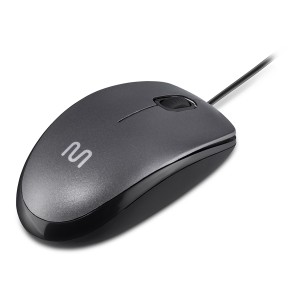 Mouse Com Fio Mf400 Usb 1200dpi 3bot Slim Silencioso 180cm Cinza-MO387-28392