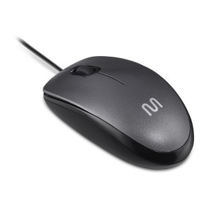 Mouse Com Fio Mf400 Usb 1200dpi 3bot Slim Silencioso 180cm Cinza-MO387-45222