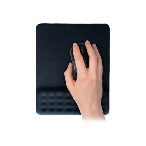 Mouse Pad Ergonômico Com Apoio Dot Em Gel Preto-AC365-80661