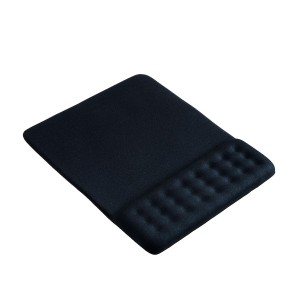 Mouse Pad Ergonômico Com Apoio Dot Em Gel Preto-AC365-95632