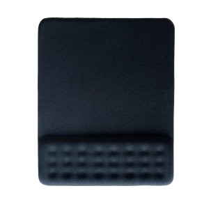 Mouse Pad Ergonômico Com Apoio Dot Em Gel Preto-AC365