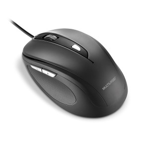 Mouse Com Fio Mf500 Conexão Usb 1600dpi Ajustável 6 Botões-MO241