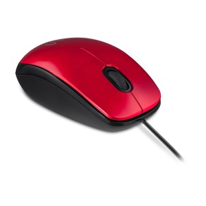 Mouse Com Fio Mf400 Usb 1200dpi 3bot Slim Silencioso 180cm Vermelho-MO390-17699