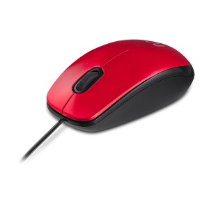 Mouse Com Fio Mf400 Usb 1200dpi 3bot Slim Silencioso 180cm Vermelho-MO390-19599